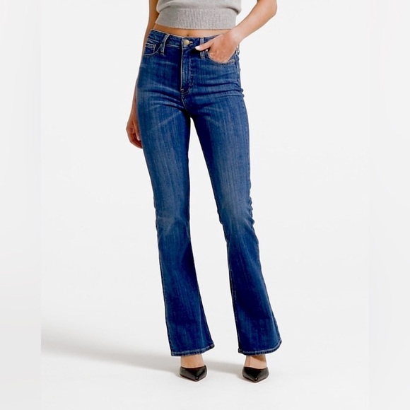 NEW J. Crew High Rise Skinny Flare Jean in Dark Wash, Size 32 - Picture 1 of 16
